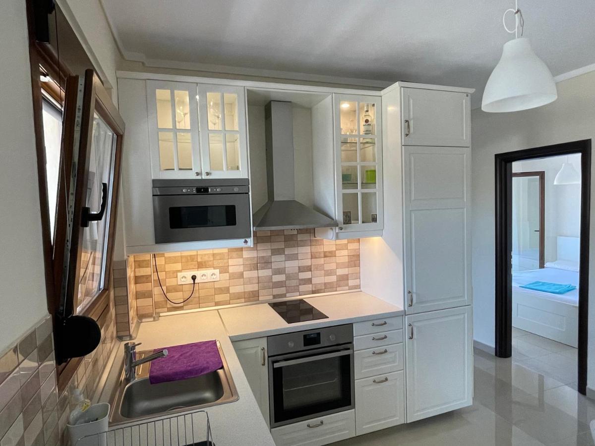Luxury And Sunny Apartment 250 Mts From The Beach!! Peraía Exterior foto
