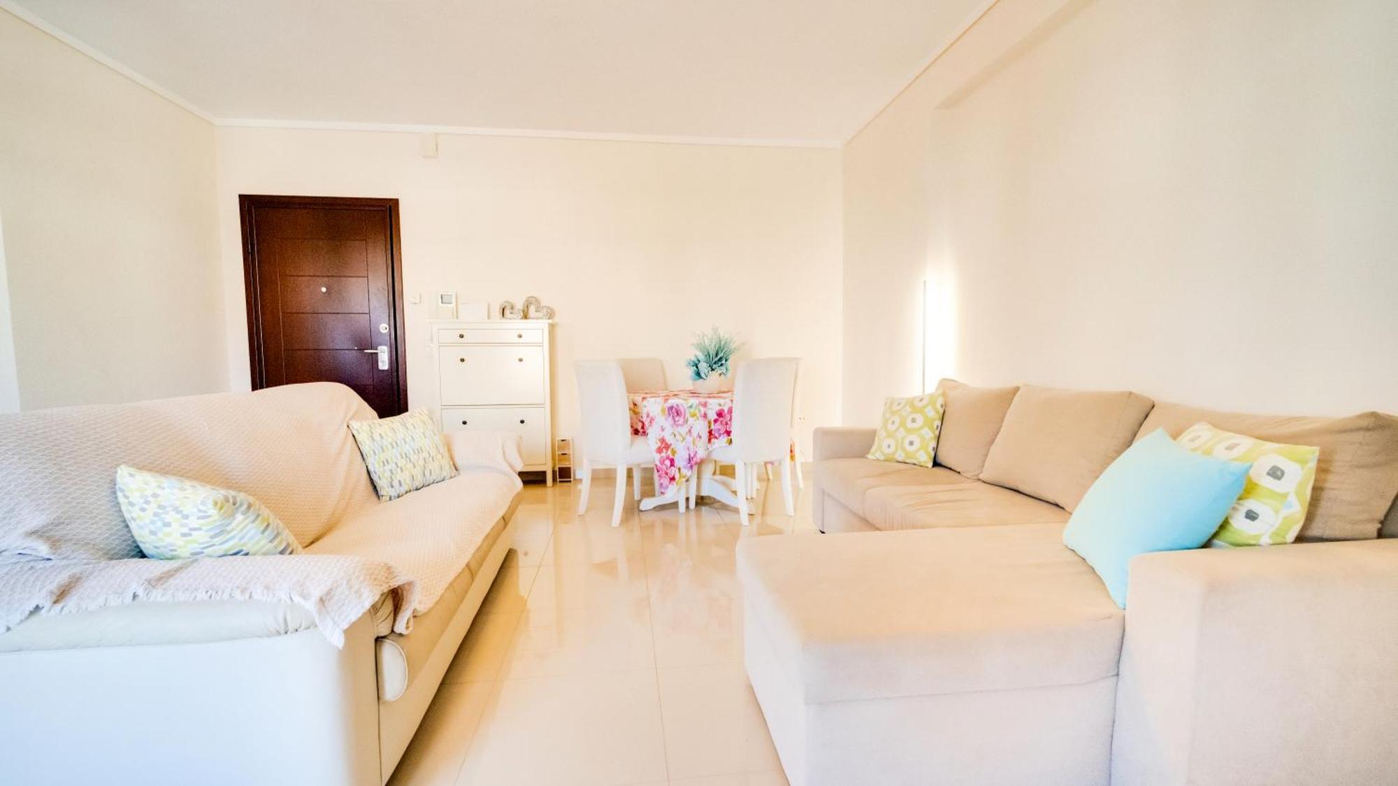 Luxury And Sunny Apartment 250 Mts From The Beach!! Peraía Exterior foto